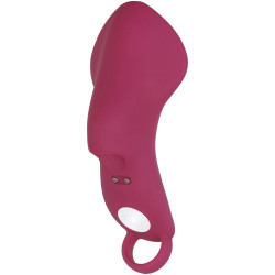 Evolved Gaine de doigt Vibrante Frisky Finger 9 Vibrations Rose